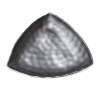 Тарелка треуг. глуб. универсальная меламин 305х302мм h71 мм черная
