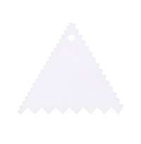 Скребок-гребенка треугольная 87х94х88мм пластик