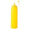 Бутылочка для горчицы пластиковая 720мл желтая