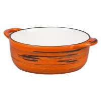 Чашка для супа 580мл 145х55мм фарфор Texture Orange Circular