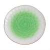 Тарелка круглая 27см фарфор, зеленый цвет "The Sun"