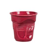 Чашка для капучино Barista "мятая" 225мл бордо, h8,5см  P.L.