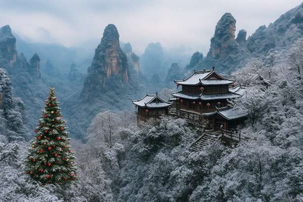 ВЫИГРАЙ ПОЕЗДКУ В ГОРЫ АВАТАРА И ДРЕВНИЙ ГОРОД ФЭНХУАН