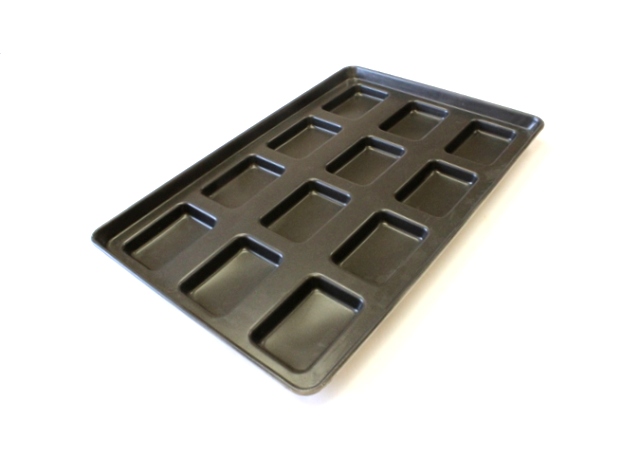 Противень антипригарный прямоугольник на 12 шт.