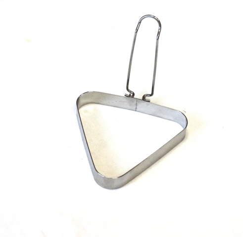 Форма для жарки яйца "Треугольник" 103х93х16мм съемная нержавеющая сталь