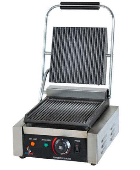 Гриль контактный AIRHOT CG, чугун, ребристый