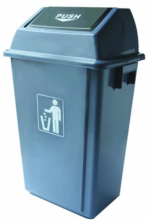 Бак мусорный контейнер с качающейся крышкой 60 л