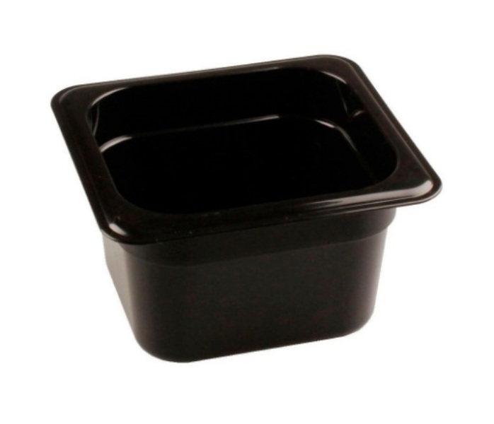 Гастроемкость 1/6 полипропилен черная 176х162мм h100мм