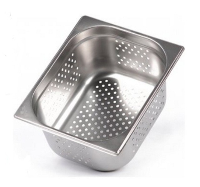 Гастроемкость 1/2 h150 320х265х150 мм н/ж перфорированная