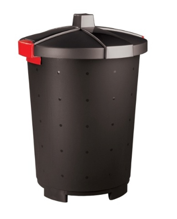 Бак для отходов полипропилен 65л черный