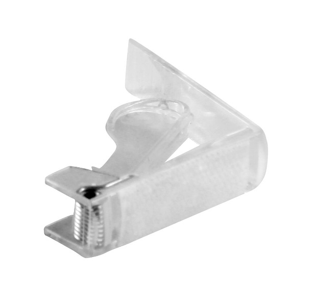 Зажим для скатерти прозрачный с липучкой (пружина) (упаковка 96 шт.)