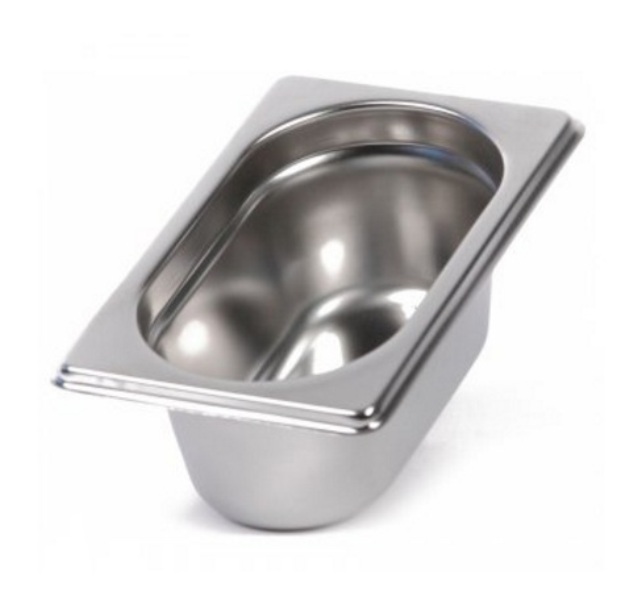 Гастроемкость 1/9 h100 176х108х100мм нержавеющая сталь