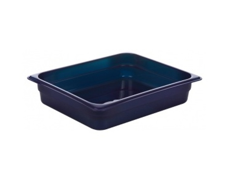 Гастроемкость 1/2 синяя полипропилен 325х265мм h65мм