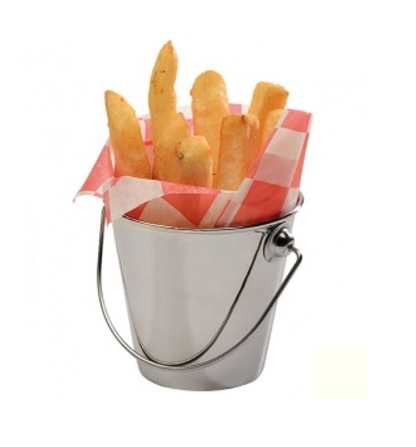 Ведерко нержавеющая сталь d120/80мм h120мм