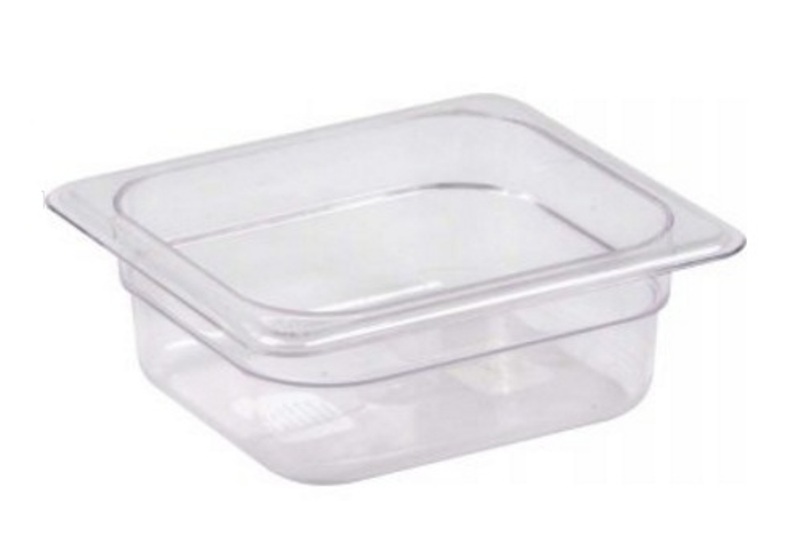 Гастроемкость 1/6 h65 176х160х65мм поликарбонат