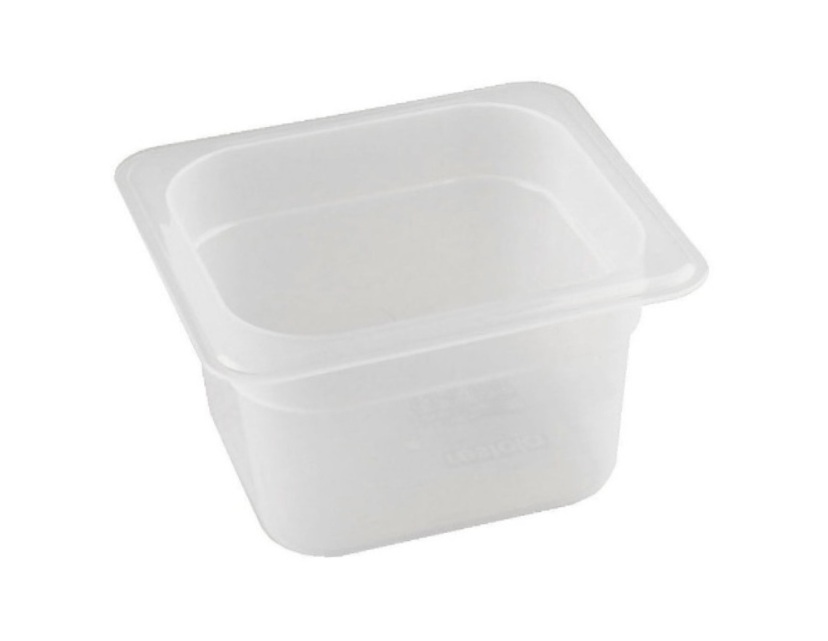 Гастроемкость 1/6 полипропилен прозрачная 176х162мм h100мм