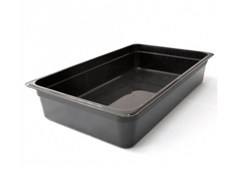 Гастроемкость 1/1 полипропилен черная 530х325мм h100мм