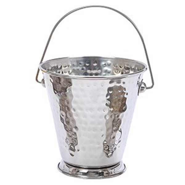 Ведерко для закусок сталь чеканная d120мм h120мм