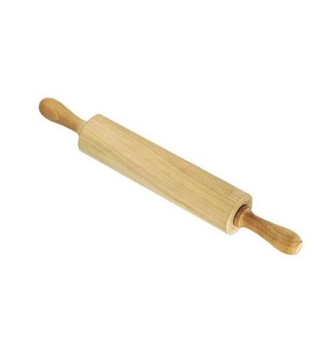 Скалка деревянная L250мм на оси