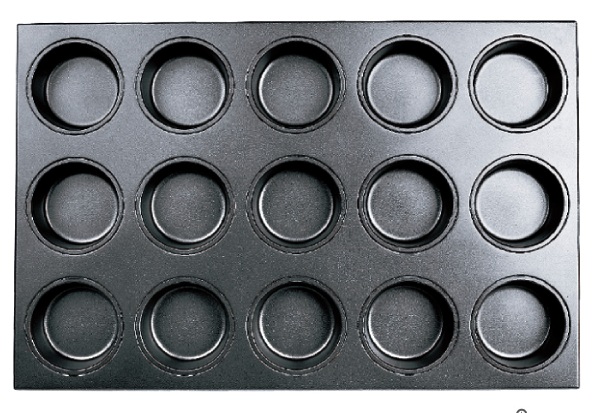 Противень для выпечки антипр. алюм. круг на 15 шт.