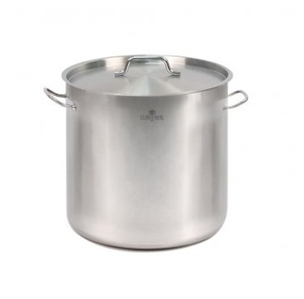 Кастрюля нержавеющая сталь 30л с крышкой