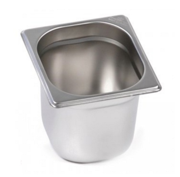 Гастроемкость 1/6 h150 176х160х150мм нержавеющая сталь