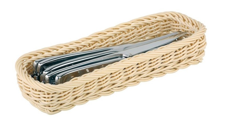 Емкость для стол. приборов 270х90мм h55 мм полиротанг