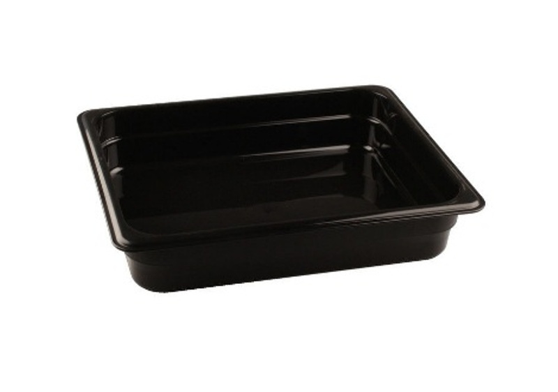 Гастроемкость 1/2 полипропилен черная 325х265мм h65мм
