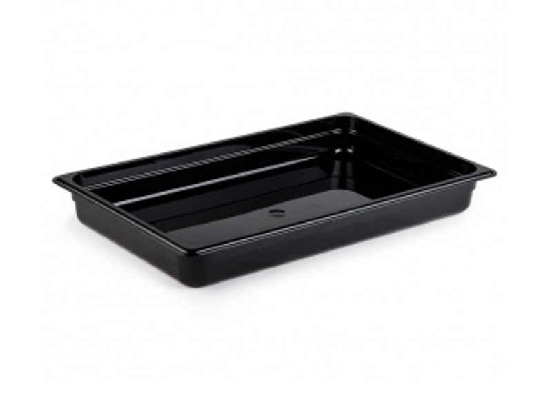 Гастроемкость 1/4 h65 265х162х65мм поликарбонат черная