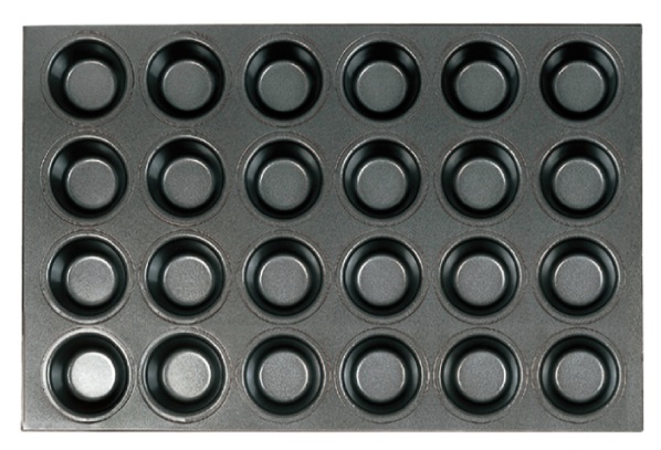 Противень антипригарный 600х400х39мм 24 шт маффины (70х50х35мм)