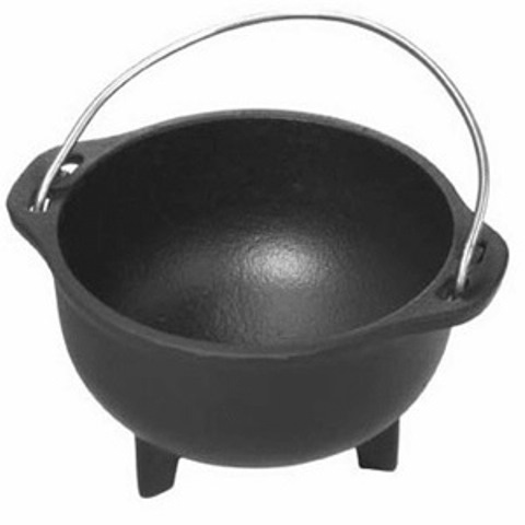 Котелок чугунный 420мл черный