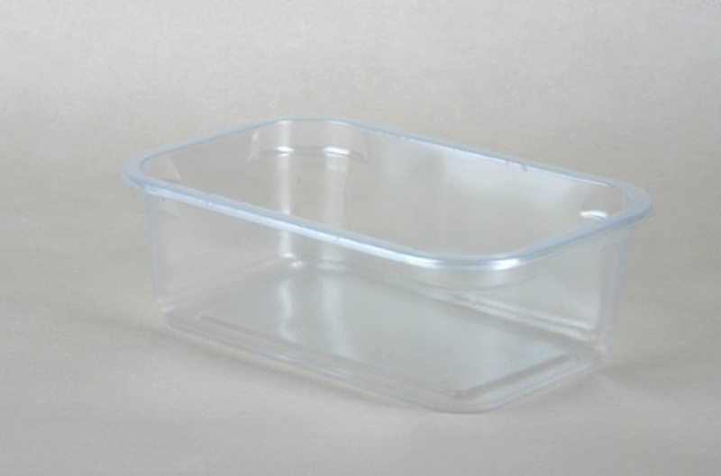 Контейнер под запайку пленкой прозрачный 450мл 142х92х46мм