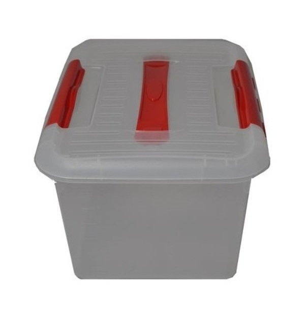 Контейнер для продуктов с ручкой с зажимом полипропилен 8л