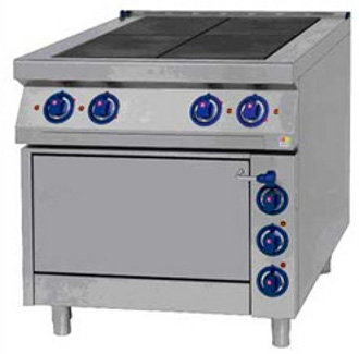 Плита электрическая 4-х конфорочная с духовкой Kovinastroj ES47/1-K