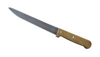 Нож для субпродуктов 370х230 с деревянной ручкой