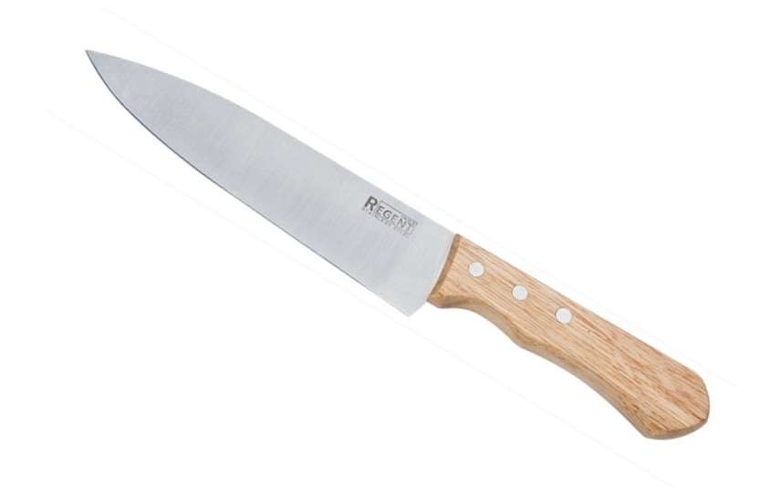 Нож поварской 310х180мм с деревянной ручкой