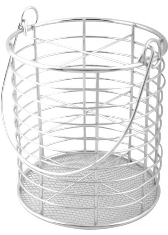 Подставка для столовых приборов d130мм h160мм стальной пруток