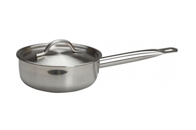 Сотейник 1,3л нержавеющая сталь тройное дно индукция