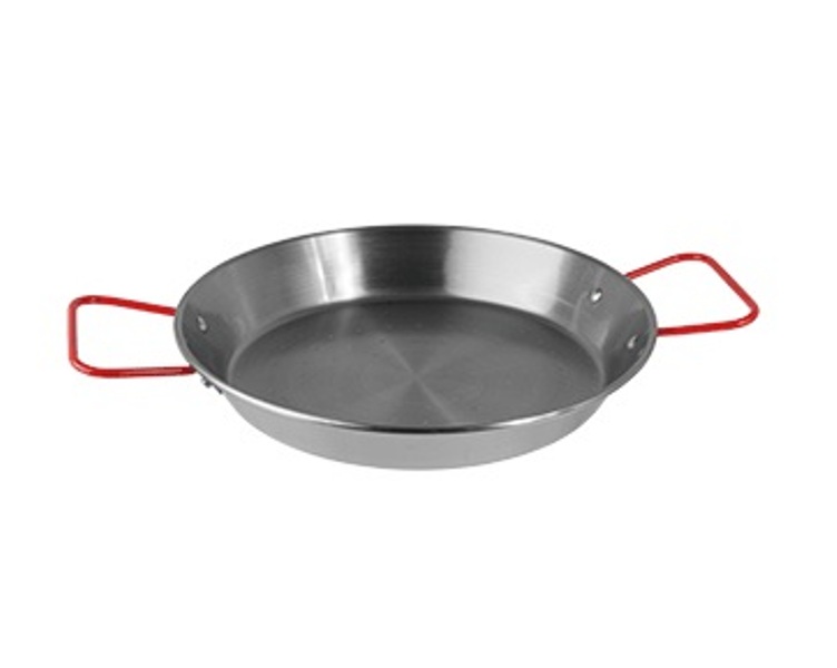 Сковорода для паэльи с 2-я ручками голубая сталь d260мм