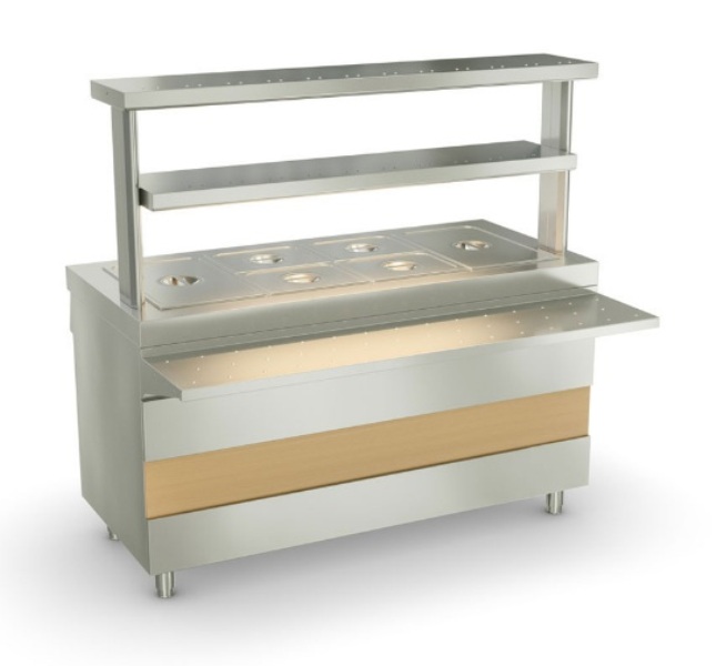 Мармит 2-х блюд паровой 1500мм Атеси