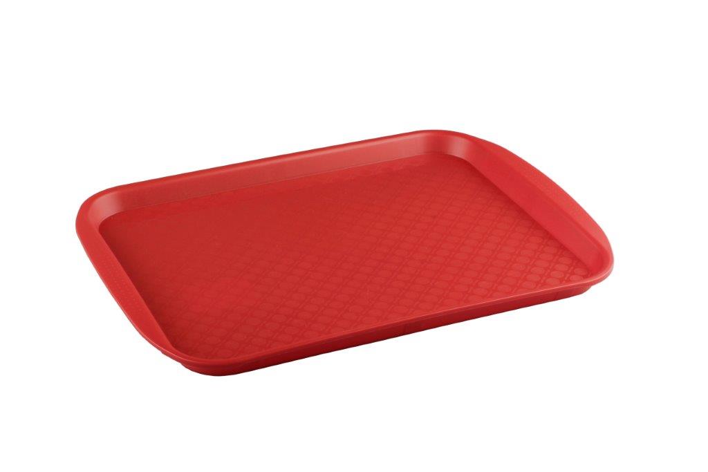 Поднос полипропилен 330х260мм красный