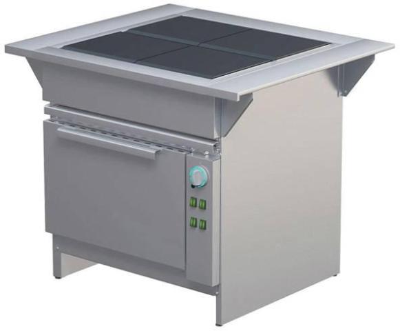 Плита электрическая 4-х конфорочная "Алента" с духовкой Атеси ЭПШЧ 9-4-18-Э