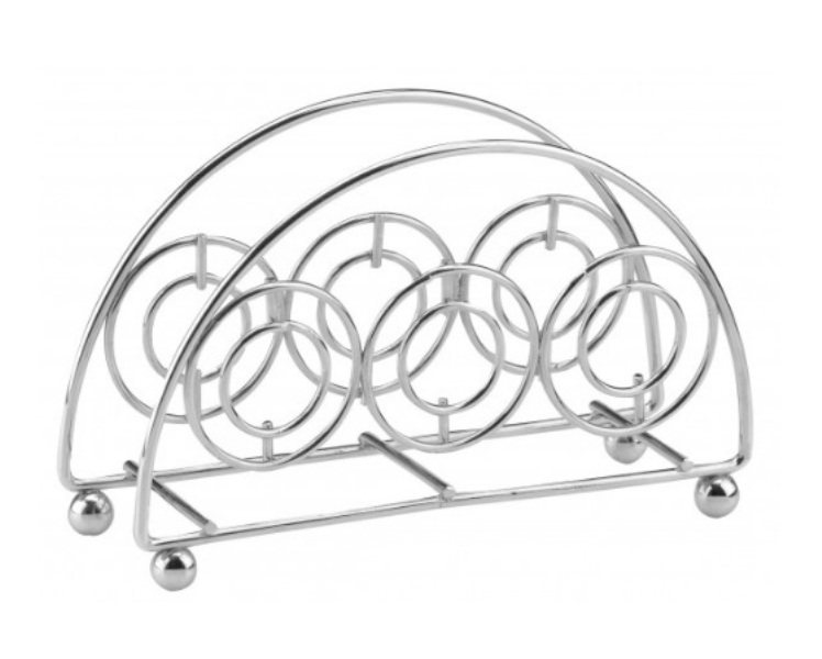 Салфетница нержавеющая сталь 140х40х90мм