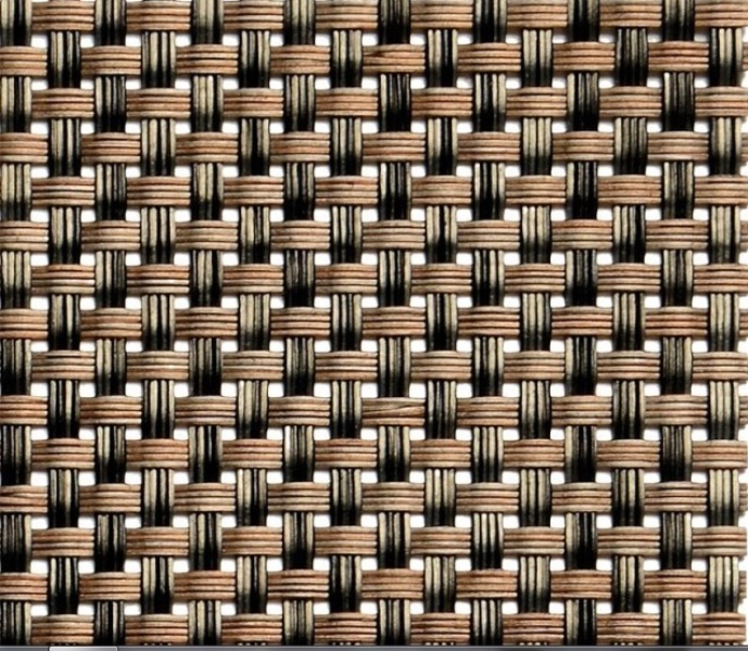 Салфетка сервировочная 450х330мм бежево-коричневая пвх