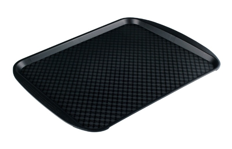 Поднос с ручками полипропилен 450х350мм черный