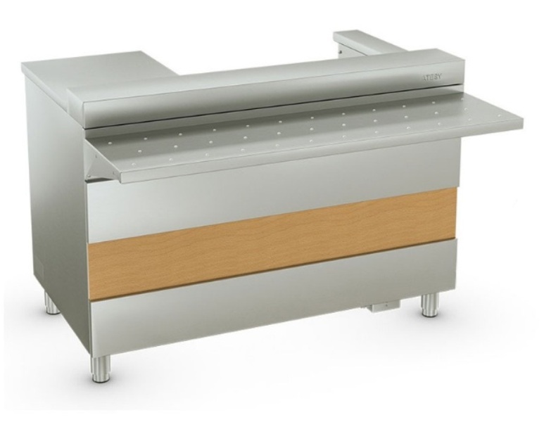 Прилавок кассовый с подлокотником Атеси КСП-1200-02