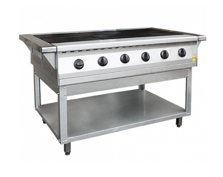 Плита электрическая 6-конфорочная без духовки ПЭП-0,72-01