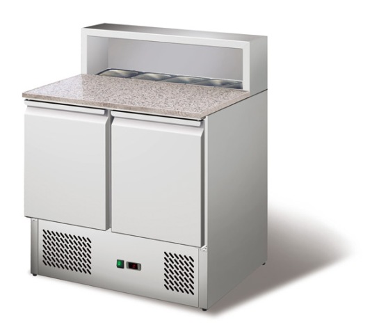 Стол холодильный для пиццы гранит 2 двери