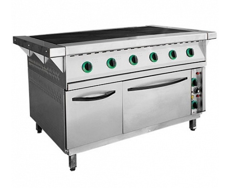 Плита электрическая 6-конфорочная с духовкой  ПЭП-0,72-ДШ-01