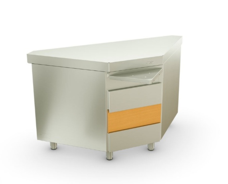 Поворотный модуль внешний (б/н) 90° Атеси